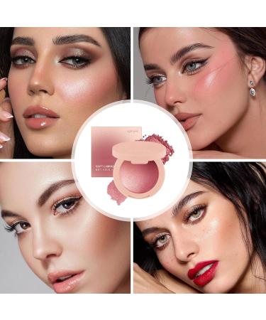 Blush For CheeksMakeup Blush Powder Long Lasting Buildable Shine Makeup Lightweight Cosmetics For All Skin Tones Women Girls Travel Wedding Party Light Pink - Buy Online on GoSupps.com