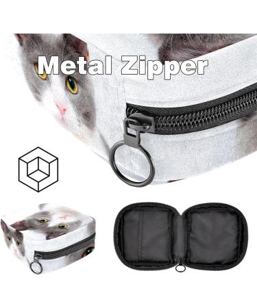 Cute Cat Storage Bags for Women | Portable Menstrual & Bandage Holders | Multicolored Organizers for School & Office - Buy Online on GoSupps.com