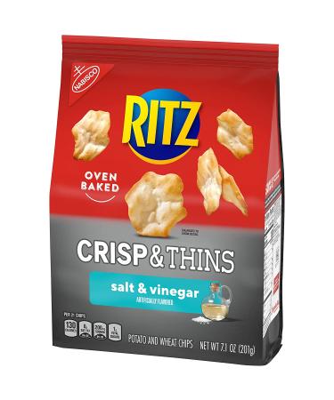 RITZ Crisp and Thins Salt and Vinegar Chips - 6 Pack (7.1 oz each) - Buy Online on GoSupps.com