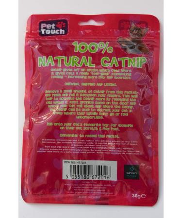 Pet Touch Catnip 100% Natural Crazy Catnip 30g - Buy Online on GoSupps.com