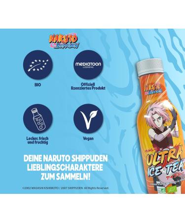 Ultra Ice Tea - Vegan Black Tea Drink with Sakura Character | Refreshing Melon Taste | 500ml - International Shipping - Buy Online on GoSupps.com