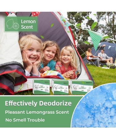 Sailortenx Poo Absorbent Gel 15 Pack - Eco-Friendly Portable Toilet Chemicals for Camping - Liquid Waste Treatment for Emergency Toilets - Buy Online on GoSupps.com