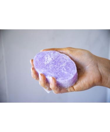 Spongeables Lavender Shaving Soap in a Sponge - Exfoliating Pre-Shave Sponge, Paraben and Cruelty-Free - Pack of 2 - Buy Online on GoSupps.com