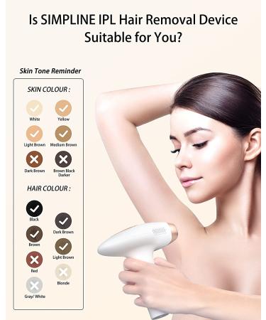 IPL Hair Removal Device | 999,999 Flashes | Painless Laser Hair Remover with Ice Cooling | 9 Energy Levels | For Men and Women - Buy Online on GoSupps.com
