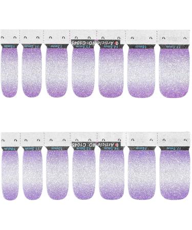 Glitter Nail Stickers Kit for French Manicure - Self-Adhesive Nail Art Decals for Women and Girls (45 Pack) - Buy Online on GoSupps.com