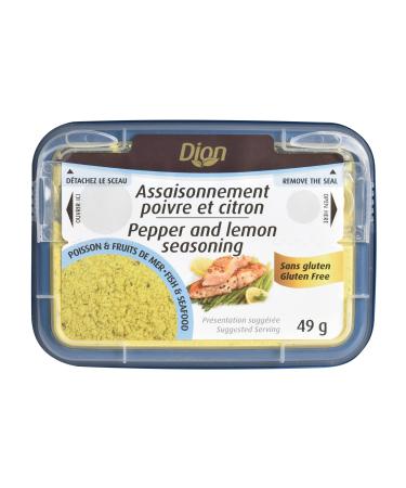 Pepper and lemon seasoning