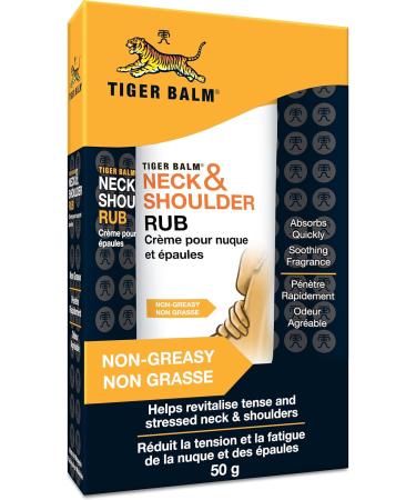 Tiger Balm Neck & Shoulder Rub Boost Extra Strength - 50g | Fast-Acting Pain Relief - Buy Online on GoSupps.com