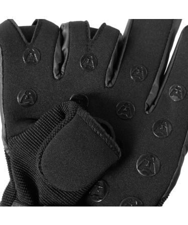Arapaima Fishing Equipment Neoprene Fishing Gloves | Wizard Thermo Angel | XL Oliv/Black | Best Waterproof Fishing Gloves for Outdoor Adventure - Buy Online on GoSupps.com