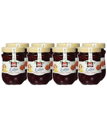 Schwartau Extra Strawberry-Vanilla Jam (Pack of 8 x 340g) - Premium Quality International Shipping - Buy Online on GoSupps.com