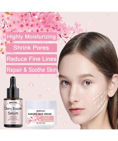 Natural Skin Care Sets & Kits Sakura Skin Care For Teenage Girls Facial Kit Skincare Set Pamper Sets For Women Gifts Cherry Blossom Skincare Gift Set with Cream Serum - Buy Online on GoSupps.com