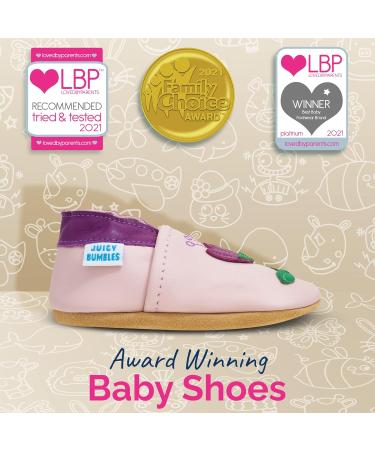Soft Sole Leather Baby Shoes for Girls and Boys | Toddler Walking Shoes 0-6 Months - Tulips - Buy Online on GoSupps.com