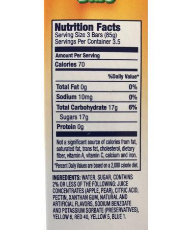Sunkist Gluten-Free Frozen Juice Smoothie Bars (20 Bars, 2 Boxes) - Shop Now - Buy Online on GoSupps.com