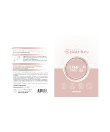Boost Patches OzemPlus Daily Support Formula Advanced Daily Nutrient Blend for General Wellness