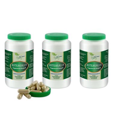 Vita ideal vegan astragalus root 3x 360 capsules - astragalus membranaceus - daily portion 900mg support root pure powder.Plant natural and without additives original from vitalideal.