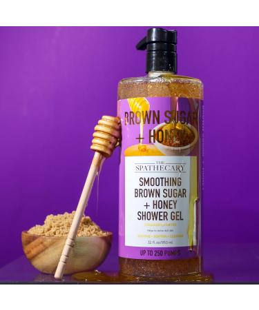 Buy Smoothing Brown Sugar + Honey Exfoliating Shower Gel with Collagen & Dates - 32.8 oz | International Shipping Available - Buy Online on GoSupps.com