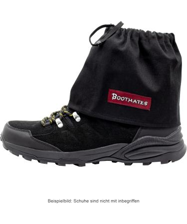 Bootmates 2.0 Shoe Pullers | Best Gaupers for Hiking & Garden | Durable Shoe Gauntlets for Work & Outdoor Use | Black Galosche - Buy Online on GoSupps.com