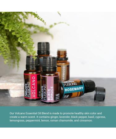 Nature's Fusions Volcano Essential Oil Blend - 100% Pure for Aromatherapy & Topical Use - 0.5 fl oz (15mL) - Buy Online on GoSupps.com