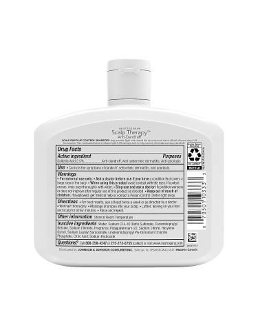 Neutrogena Scalp Therapy Anti-Dandruff Shampoo - 2.5% Salicylic Acid - Apple Cider Vinegar Fragrance - 12 fl oz - Buy Online on GoSupps.com