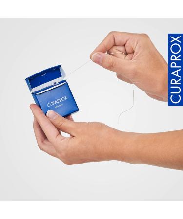 Curaprox Dental Floss DF 850 | Daily Microfiber Curen Floss | Mint Flavor 50m - Best for Healthy Teeth - Buy Online on GoSupps.com