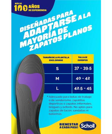Buy Scholl Anti-Pain Insoles Size S (37-39.5) - Relieve Foot Pain | International Shipping Available - Buy Online on GoSupps.com