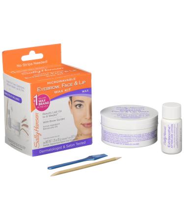 Sally Hansen 5001 Eyebrow, Face, Lip Stripless Face Wax Kit, Pack Of 1