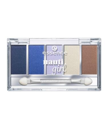 essence Essence Nauti Girl Palette 5 Soft and silky eyeshadows with long-lasting wear No. 01 Cool Breeze 6.4 g 0.22 oz.