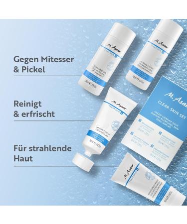 M. Asam Clear Skin Facial Cleaning Set - Acne Treatment & 24h Effect Cream | International Shipping Available - Buy Online on GoSupps.com