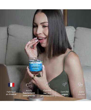Mium Lab - Memory & Concentration Anti-Stress Intellectual Abilities - Adults & Teens - High Dosed Plants and Vitamins - 21 Day Cure - Made in France - Buy Online on GoSupps.com