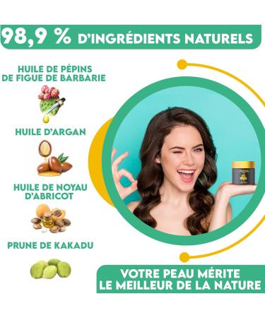 MEILLEURE CR ME HYDRATANTE ANTI-RIDES 4 en 1 : Huile de p pins de figue de barbarie Huile d argan Huile de noyau d abricot Huile essentielle de g ranium bourbon Top 1 des Soins Visage (100 ml) 100 ml (Lot de 1) - Buy Online on GoSupps.com