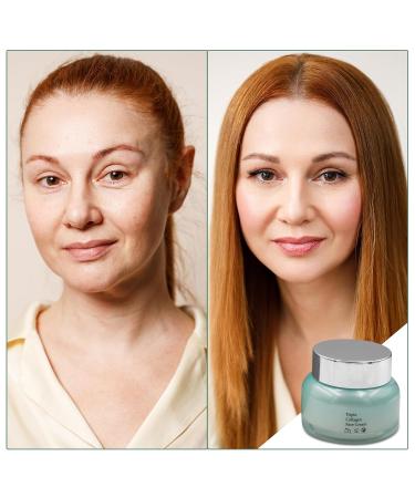 Organic Triple Collagen Anti-Aging Face Cream 50ml | Moisturizing & Firming Skincare with Natural Ingredients for Fine Lines & Dark Spots - Buy Online on GoSupps.com