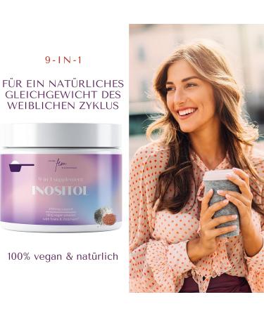 Inositol Fem Myo & D-Chiro 4100mg Capsules - 9-in-1 Formula for PCOS Cycle Disorders | Folic Acid Chrome Zinc Vitamins B6 B12 D3 Selenium & Manganese - Buy Online on GoSupps.com