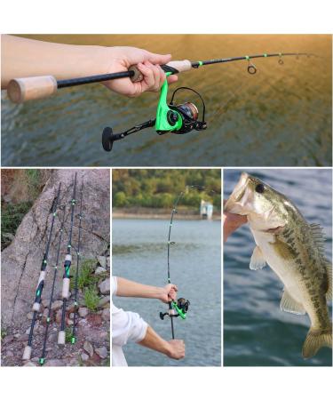 Soougayilang 2.1m Graphite Spinning Rods - Lightweight Cork Handle Fishing Rods for Pike Perch Trout | Sweetwater & Saltwater - Buy Online on GoSupps.com