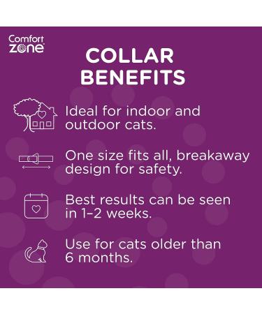 Buy Pheromone Calming Collar for Cats - Stress Relief & Behavior Control (2-Pack) - Buy Online on GoSupps.com