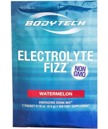 BodyTech Electrolyte Fizz Packets - Watermelon Flavor | 1200MG Vitamin C for Energy & Endurance | 30 Packets - On-the-Go Refreshment - Buy Online on GoSupps.com