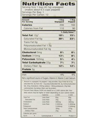 Orville Redenbachers Gourmet Popcorn Movie Theater Butter 12 Count. Mini Single - Buy Online on GoSupps.com