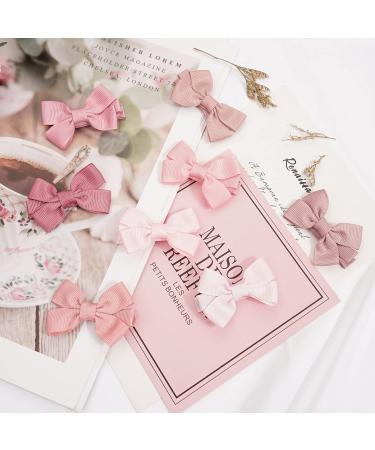 JOYOYO 50 Pcs Baby Hair Clips Small Hair Clips For Baby Girls Small Size Bows 2 Inch Tiny Bows Full Ribbon Lined Non-slip Baby Hair Bows Hair Clips for Toddlers - Buy Online on GoSupps.com