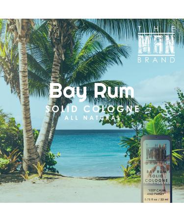 Bay Rum Solid Cologne - Natural Men's Bay Rum Cologne - Redefined men's fragrance Bay Rum Wax Cologne Bay Rum Travel Size Cologne for men - Bay Rum Solid Cologne for men (3/4 oz (Pack of 1) Bay Rum) - Buy Online on GoSupps.com
