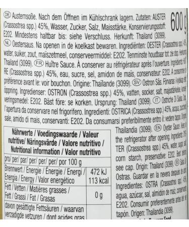 MEGACHEF Gluten Free Oyster Sauce - 12 Pack (600g each) | Premium International Shipping - Buy Online on GoSupps.com