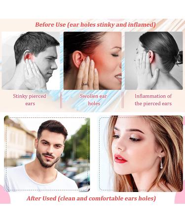 420 Pcs Disposable Earrings Hole Cleaner Floss - Piercing Aftercare & Odor Removal Tool for Men, Women, Girls - 6 Boxes - Buy Online on GoSupps.com