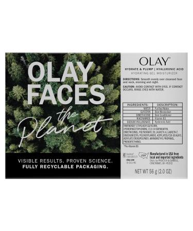 Olay Hyaluronic Acid Face Mousturizer Plump & Hydrate Fragrance-Free - Hydrating Gel for Dry Skin Retain & Replenish Moisture with Niacinamide Non-Greasy 2 Oz 2 Ounce (Pack of 1) - Buy Online on GoSupps.com