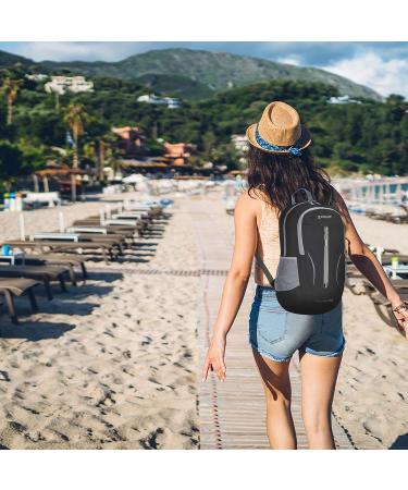 ZOMAKE 25L Packable Backpack - Lightweight & Water Resistant Daypack for Travel (Black) - Buy Online on GoSupps.com