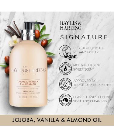 Baylis & Harding Jojoba Silk & Almond Oil Hand Wash - 16.9 oz (Pack of 3) - Buy Online on GoSupps.com