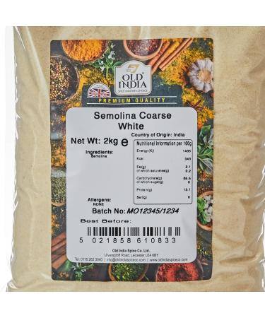 Old India Semolina Coarse White 2kg 2 kg - Buy Online on GoSupps.com