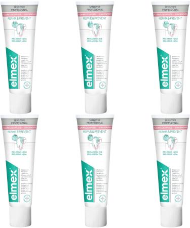 Buy ELMEX Sensitive Professional Repair Toothpaste - Pack of 6 (75 ml) | International Shipping Available - Buy Online on GoSupps.com