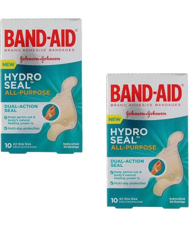 Band-Aid Hydro Seal All Purpose 10 Count - Pack of 2 - Buy Online on GoSupps.com