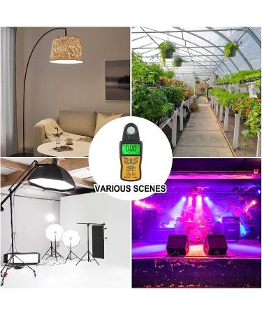 HOLDPEAK 881C Digital LUX Meter | Measure Range 0.1-200,000 Lux | 0.01-20,000 FC Light Meter with Peak Hold | Lux/FC Unit | Data Hold | LCD Display Backlight - Ideal for Plants and LED Lights - Buy Online on GoSupps.com