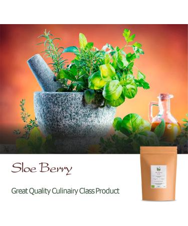 Blackthorn Dried Berries Organic Quality - Sloe Berries - Sherrys Berries 200g - Buy Online on GoSupps.com