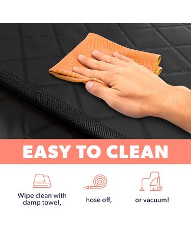 Waterproof Dog Back Seat Cover Protector - Scratchproof Nonslip Hammock for Cars & SUVs - Durable Pet Seat Cover Against Dirt and Fur - Black Standard - Buy Online on GoSupps.com