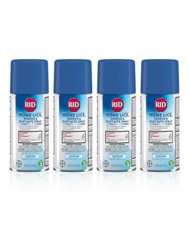 Rid Home Lice Bedbug And Dust Mite Spray - 5 Ounces (Value Pack of 4)