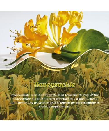 ARVIDSSON Honeysuckle Essential Oil 4 Fl Oz (120ml) Pure & Natural Honeysuckle Oil Aromatherapy Essential Oils for Diffuser Candle Making Room Spray Diffuser Oils Scented Oil Gift for Women - Buy Online on GoSupps.com